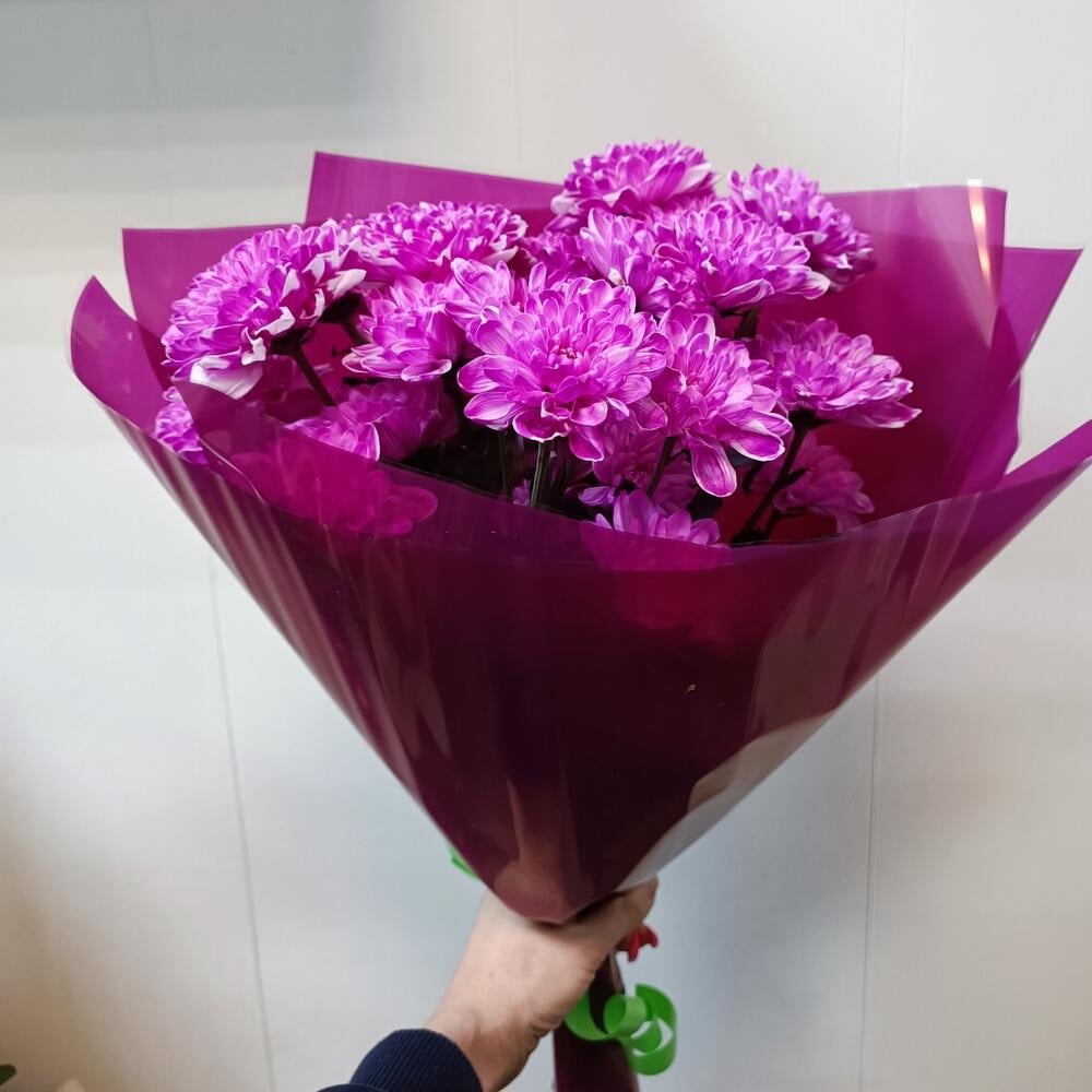 Букет из хризантем - заказать и купить за 1 700 ₽ с доставкой в ...
