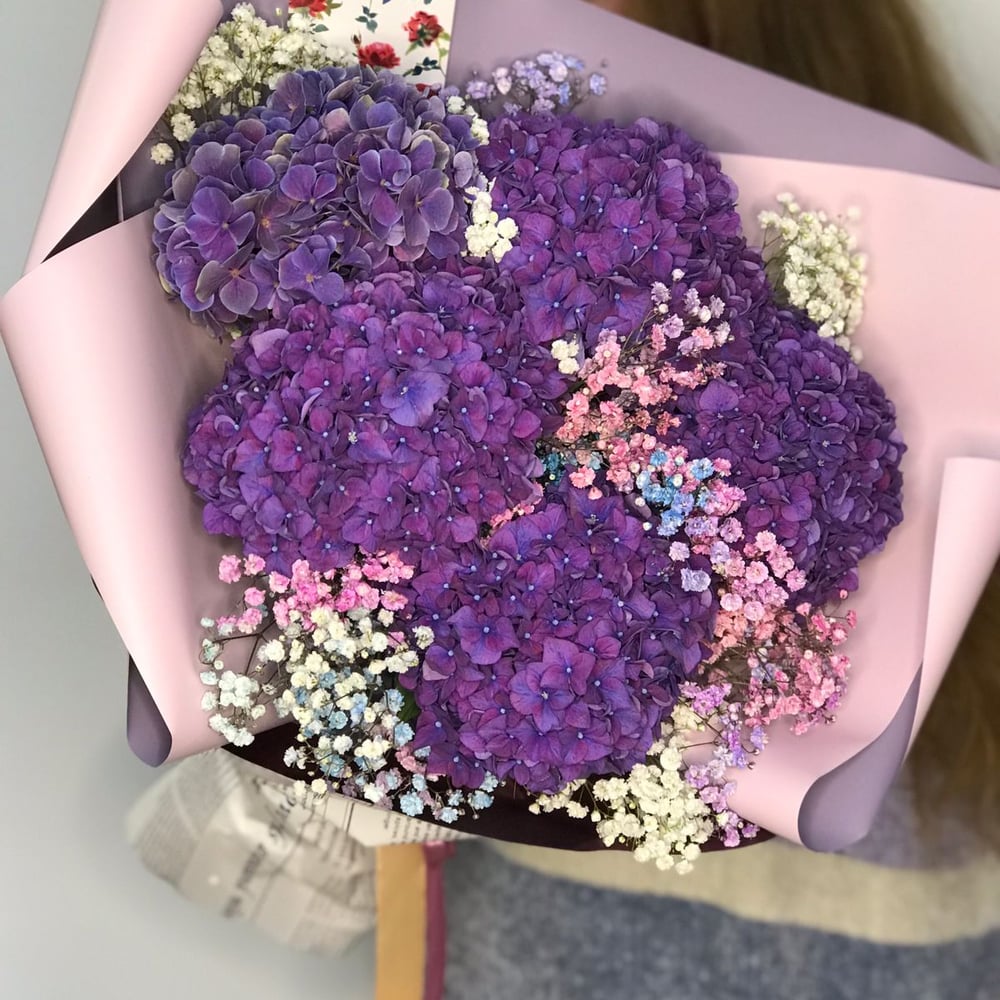 Bouquet 'Hydrangea and gypsophila' order and send for 83 with same