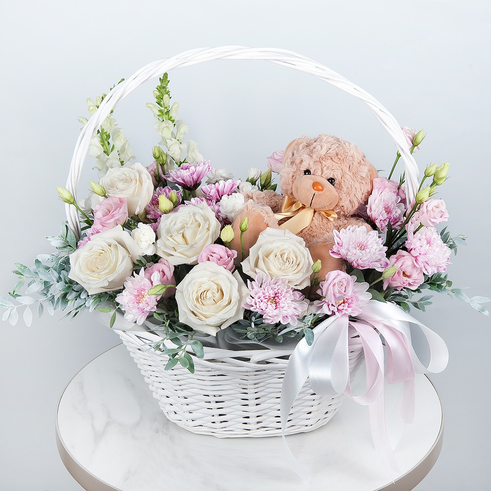Baskets à fleurs bébé fille
