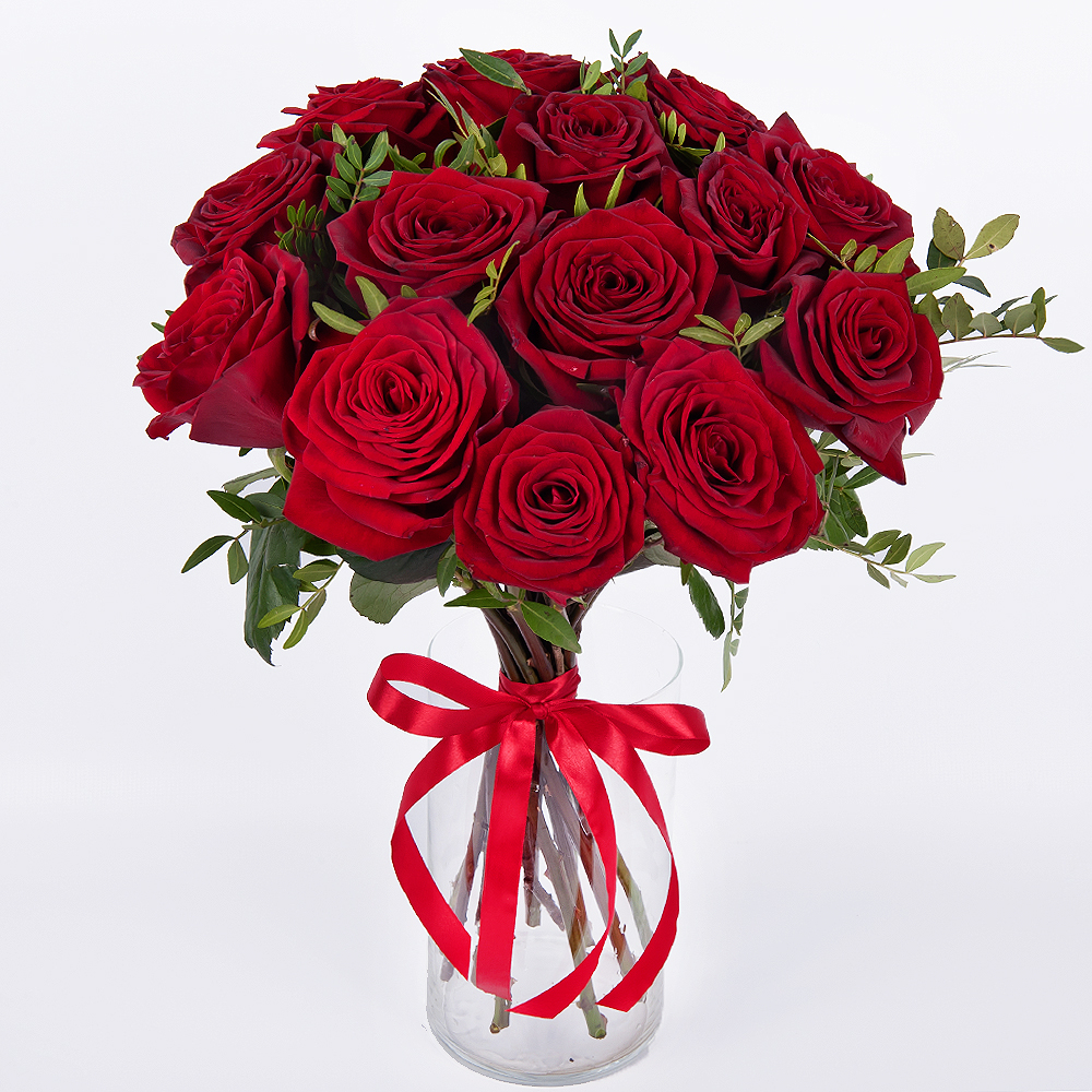 Bouquet 'Ravishing Red Roses' - order and send for 79 $ with same day  delivery - MyGlobalFlowers