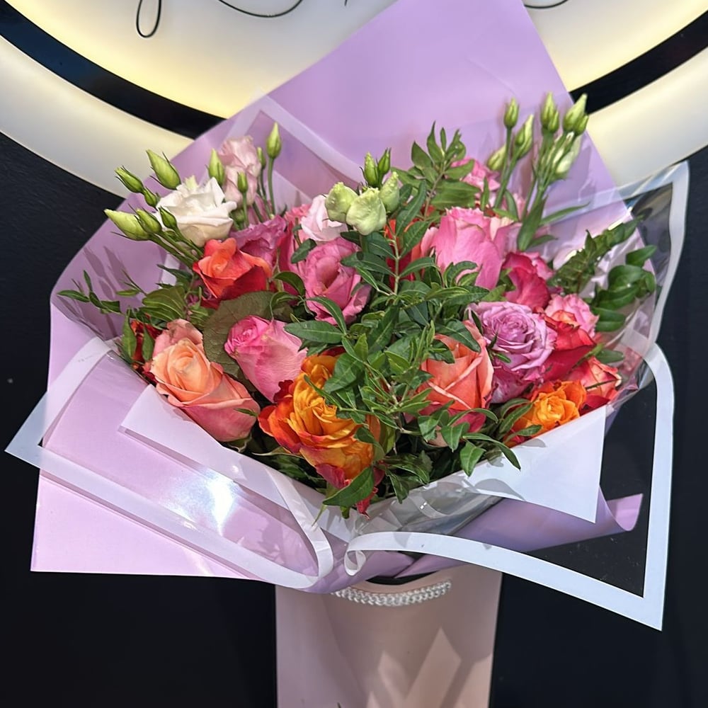Spring bouquet much joy with bag Order Flower Bouquets Delivery