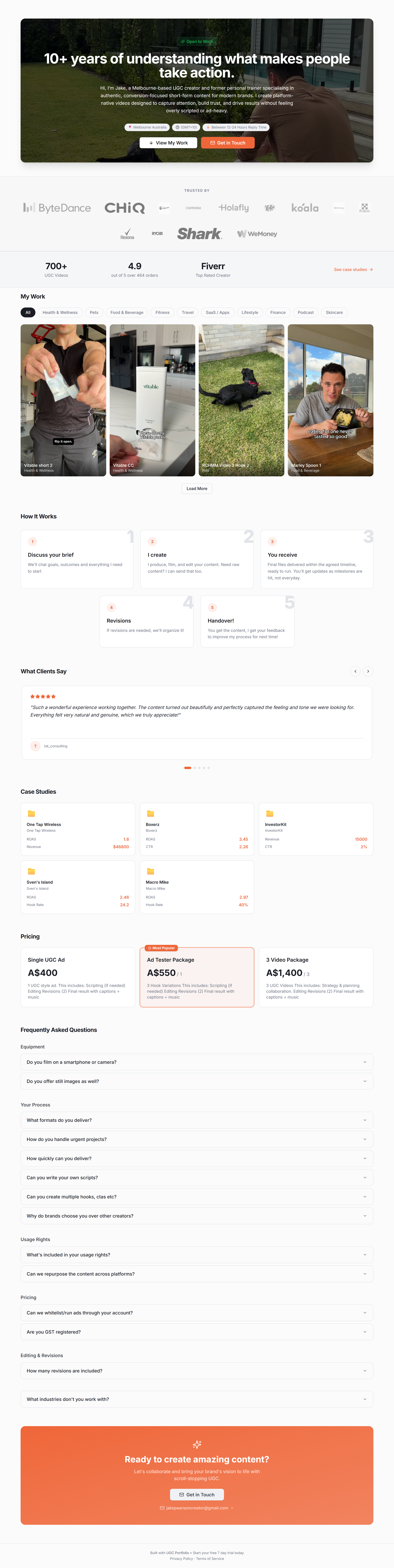 After — UGC Portfolio