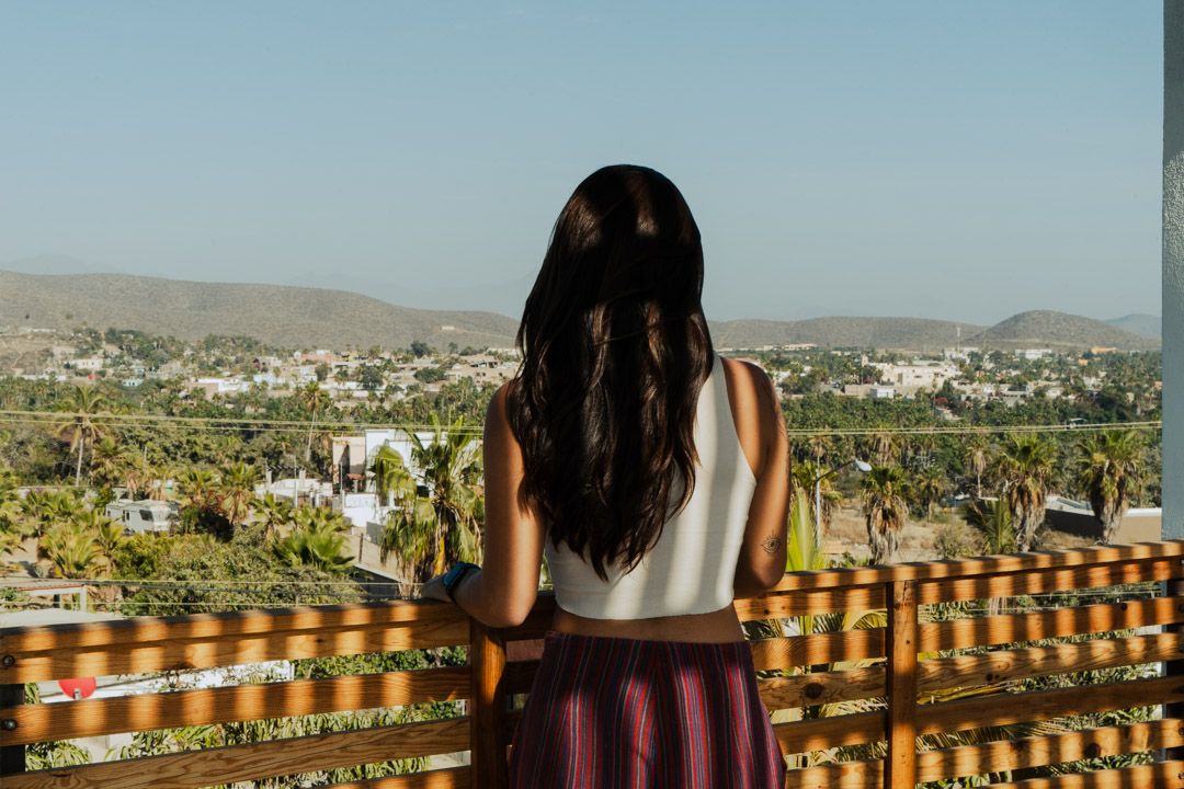 Rooftop view over Todos Santos