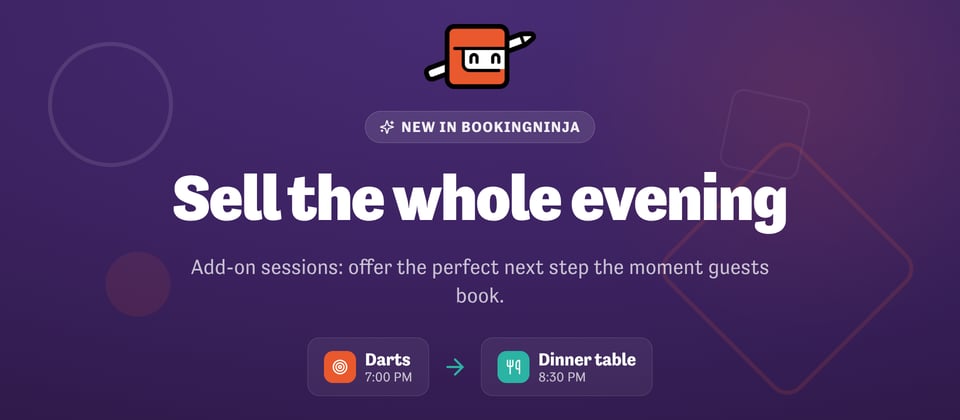 Sell the Whole Evening: Introducing Addon Sessions