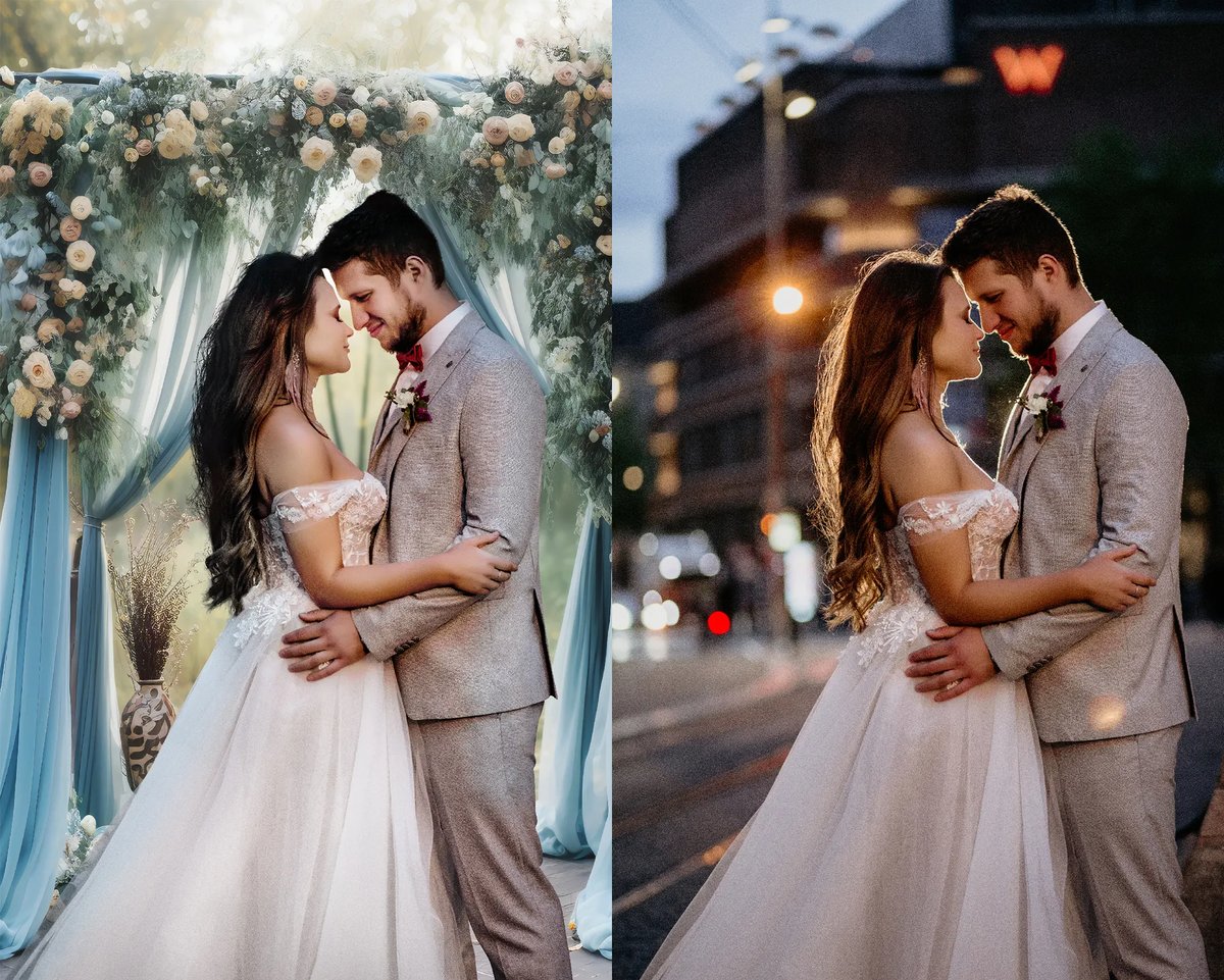 Background Replacement or Removal-Wedding Photo Editing Services