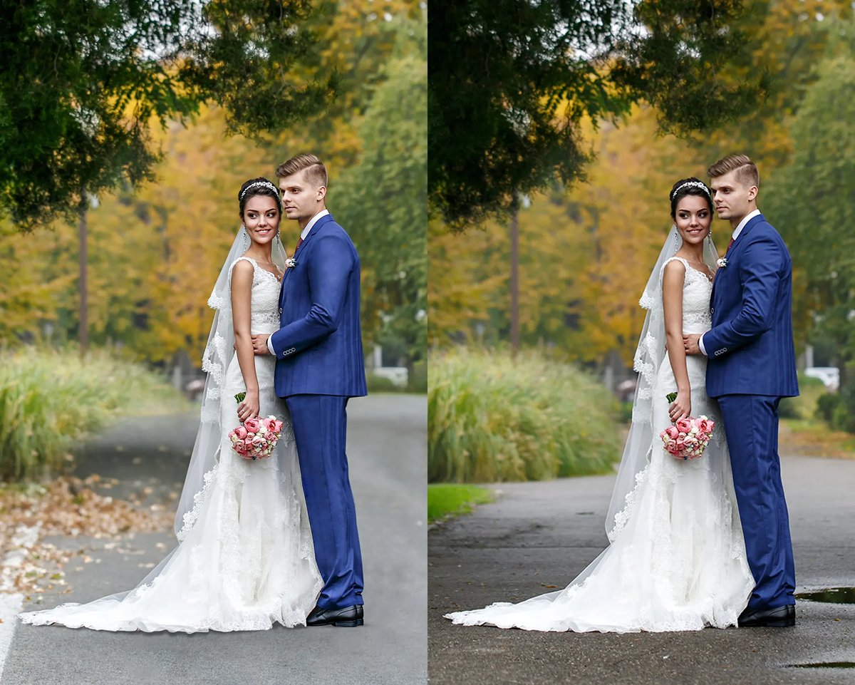Cloth editing & Wrinkle removal - Wedding Photo Editing Services