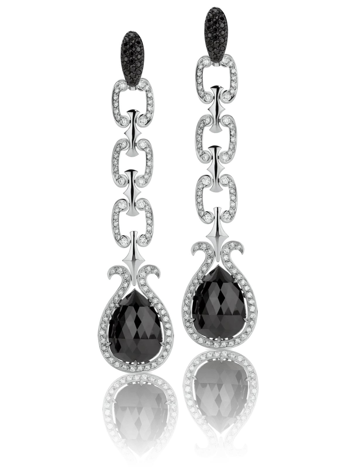 Luxury earring displaying precise features