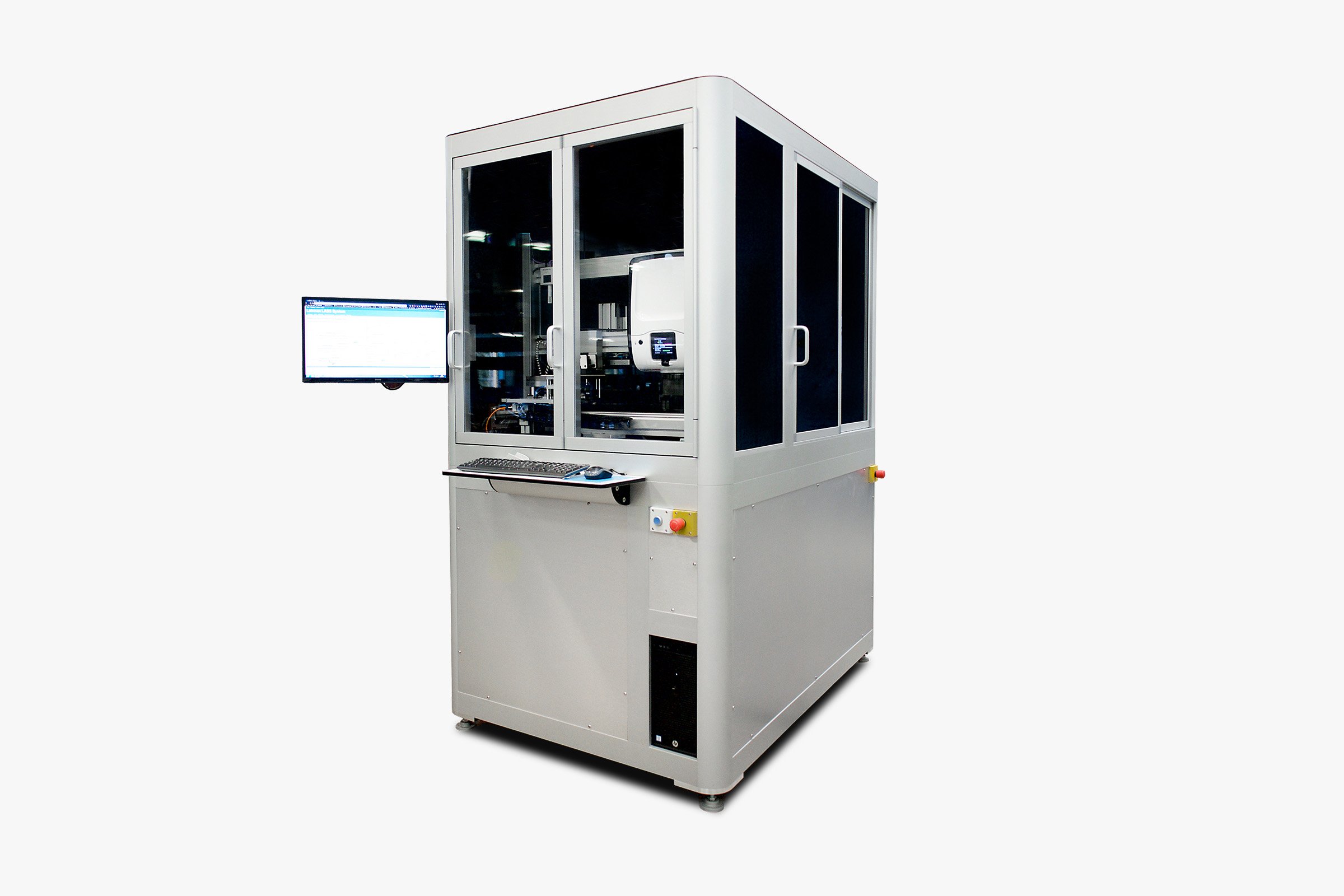 A robotic workcell for paint analysis in a laboratory