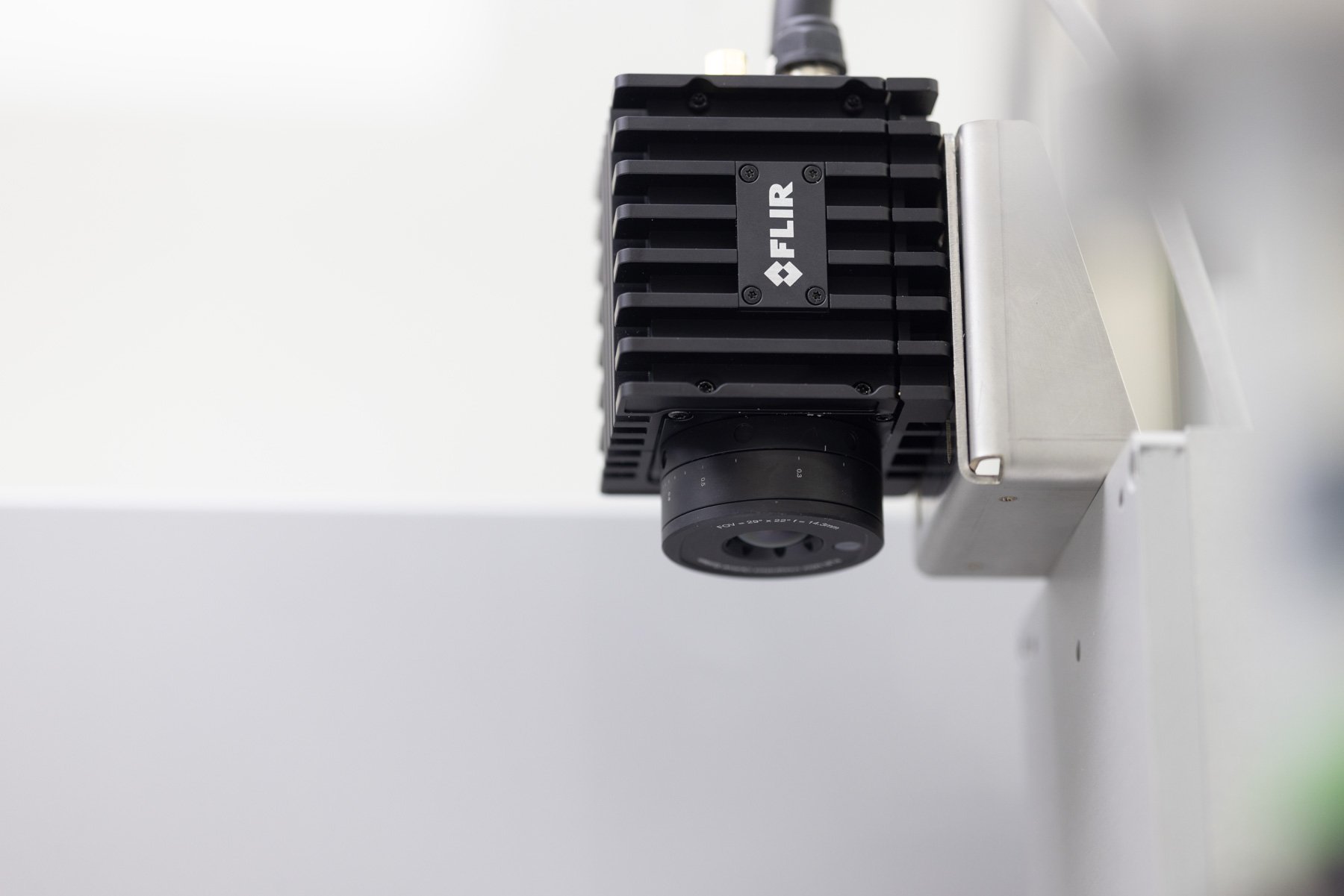 A thermal imaging camera within an automated lab robot