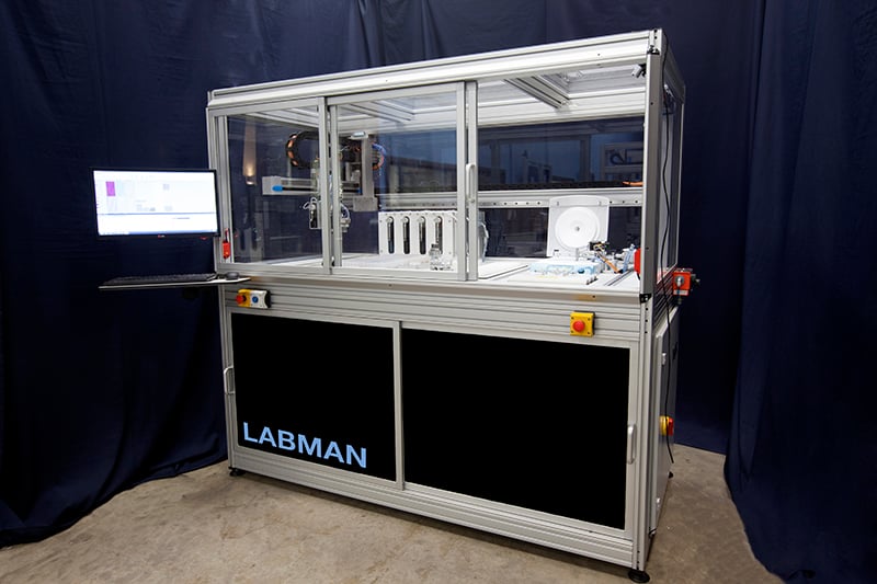 Labman custom system: Plant grinding and preparation system