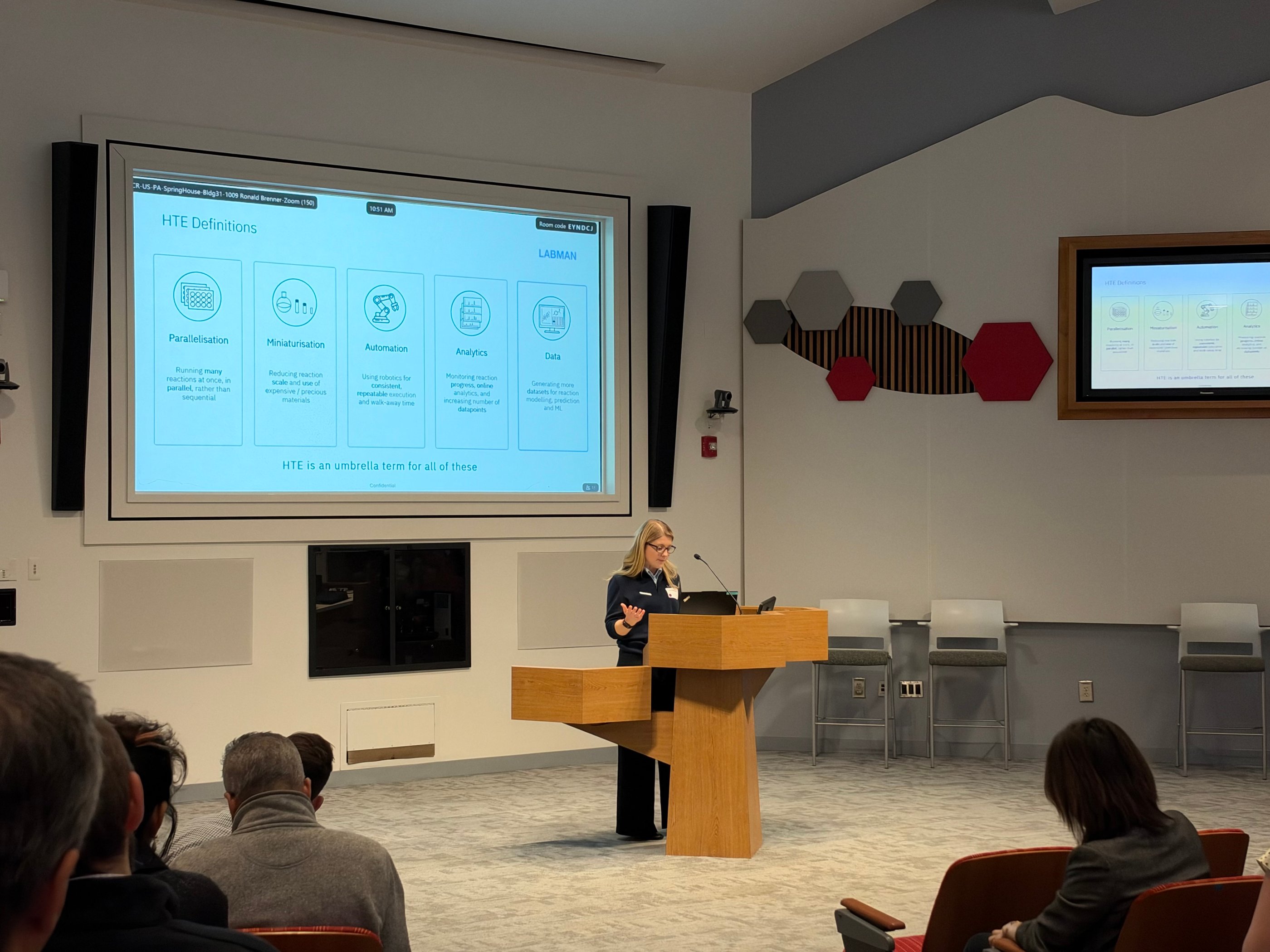Nikki presenting HTE definitions at CHAATs 2026