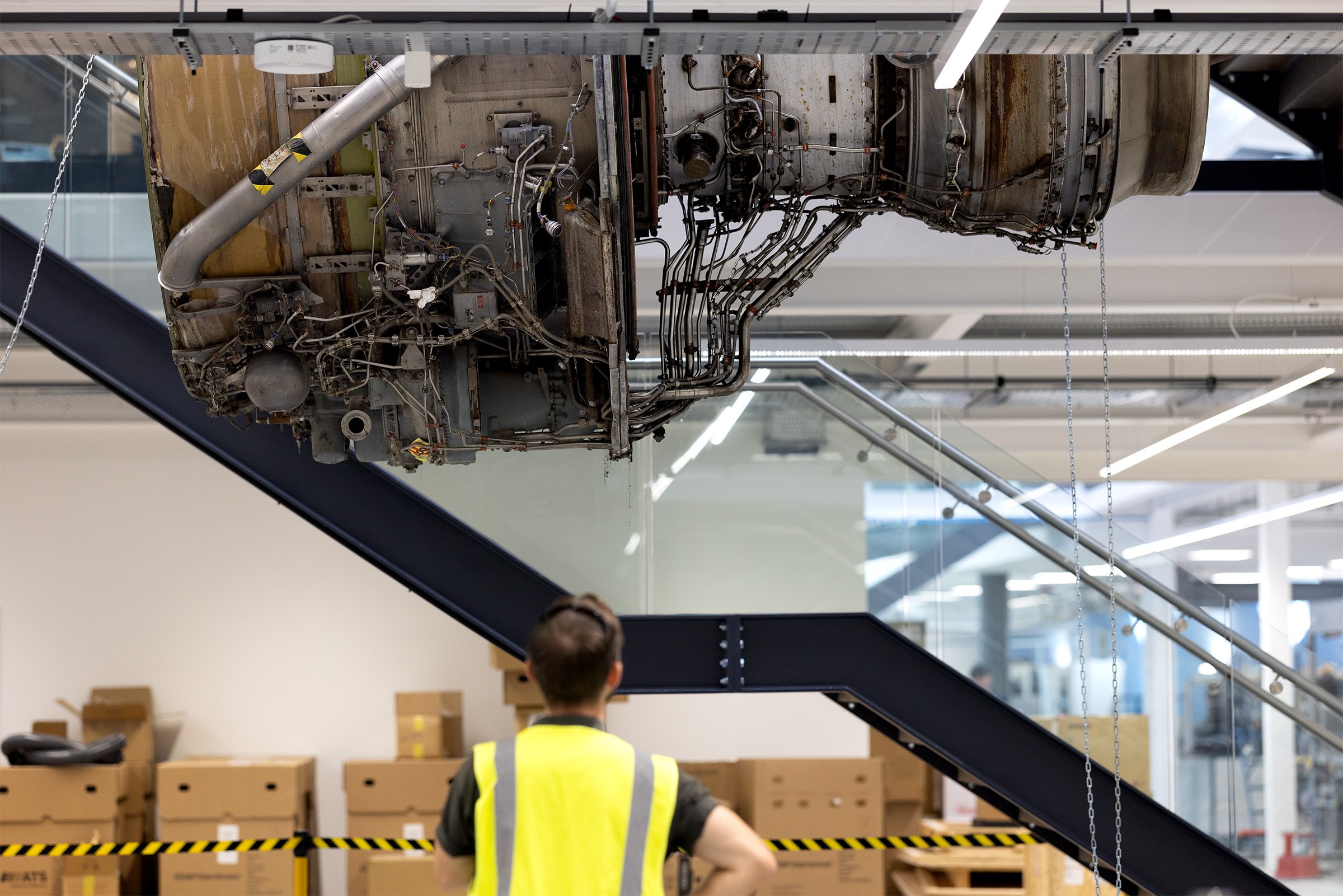 Jet Engine Hanging at Labman