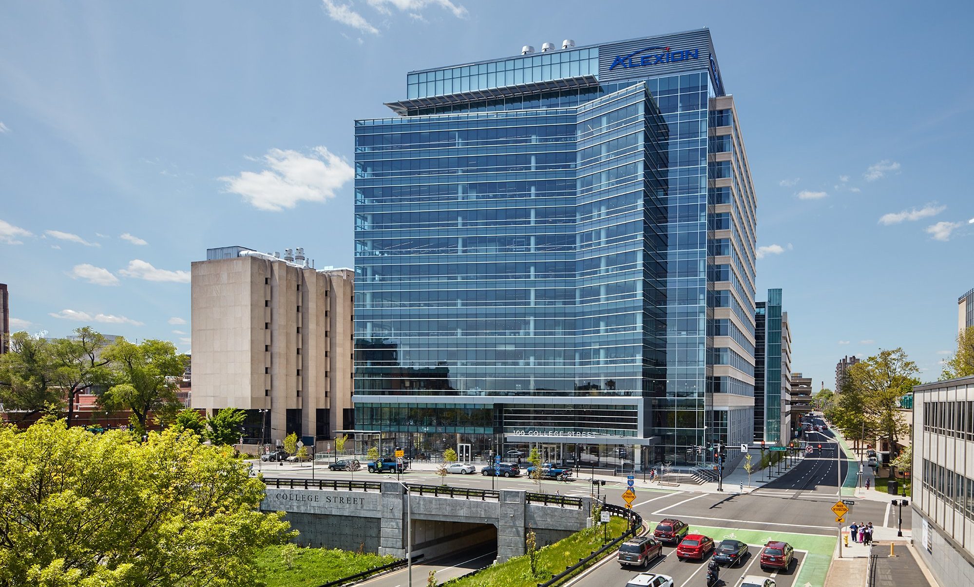 External shot of Alexion in New Haven