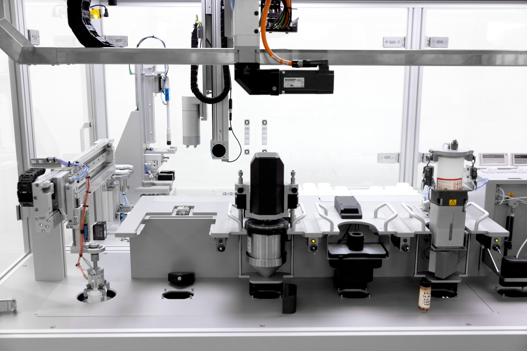 Dispensing stations on an automated formulation system