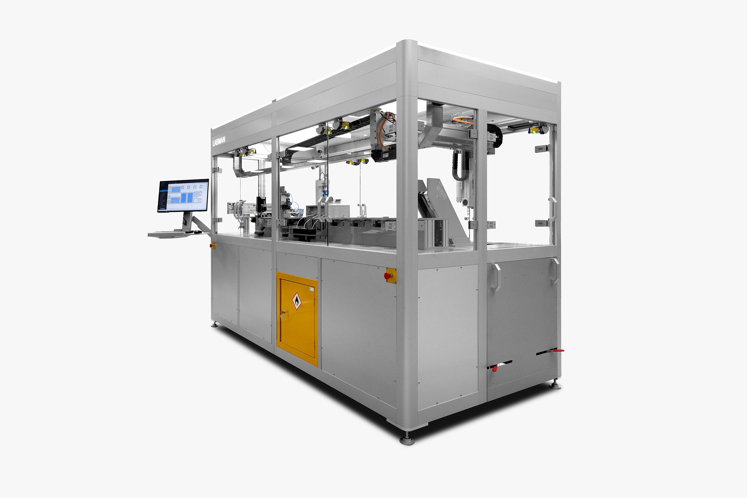 A standalone formulation robot with a UI on screen