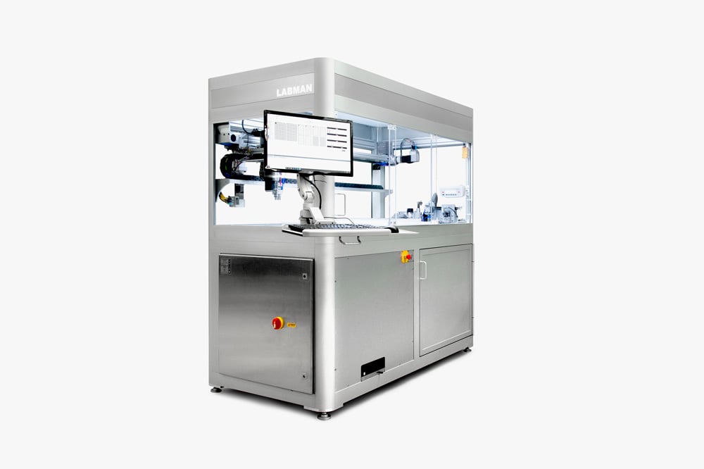 Labman custom system: Plant grinding & powder feeding system