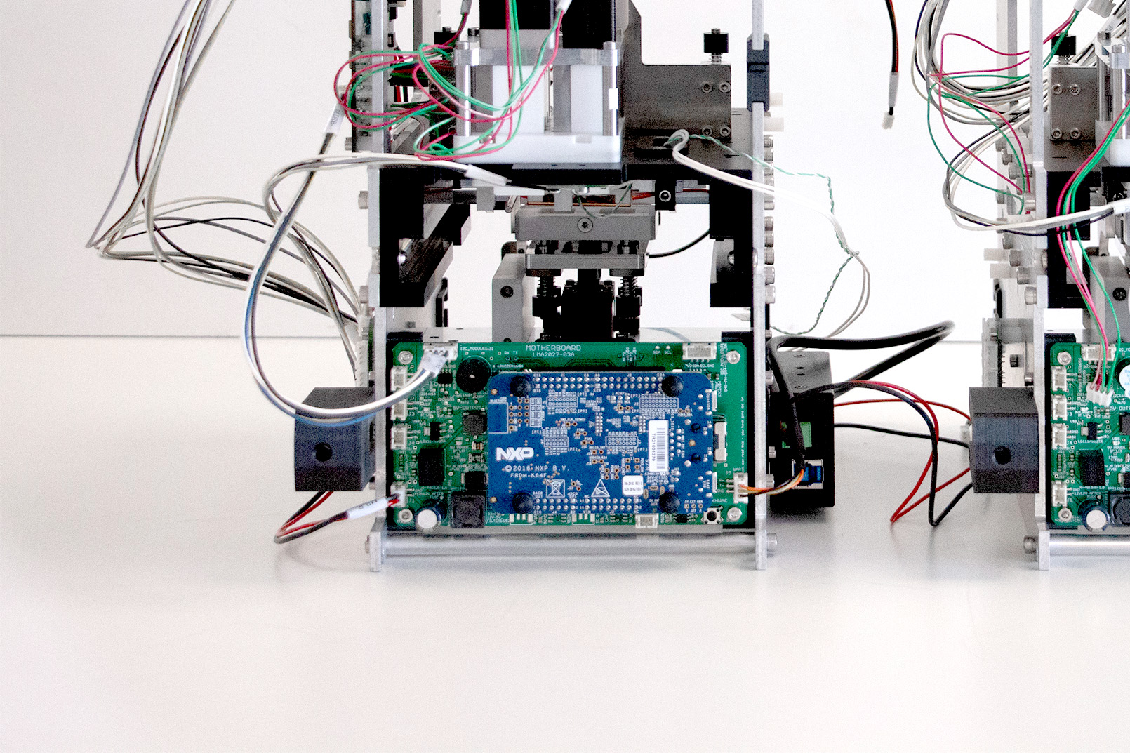 A small electrical device with complex PCB board