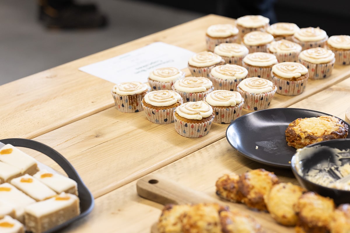 Cinnamon buns at Labman's bake off