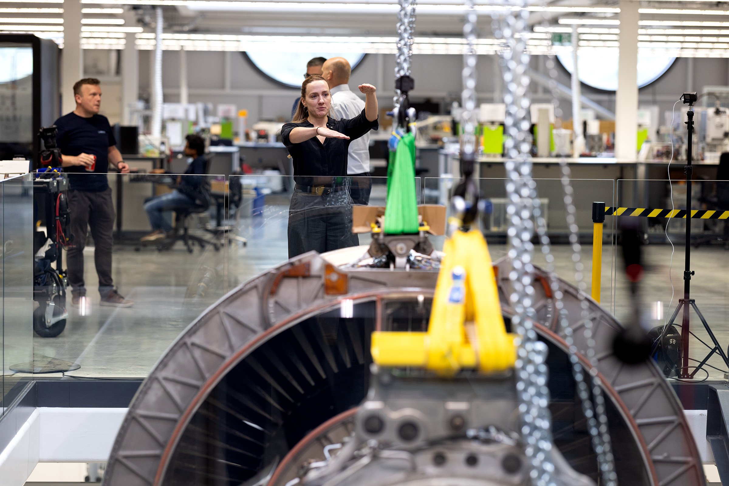 Jet Engine Hanging at Labman