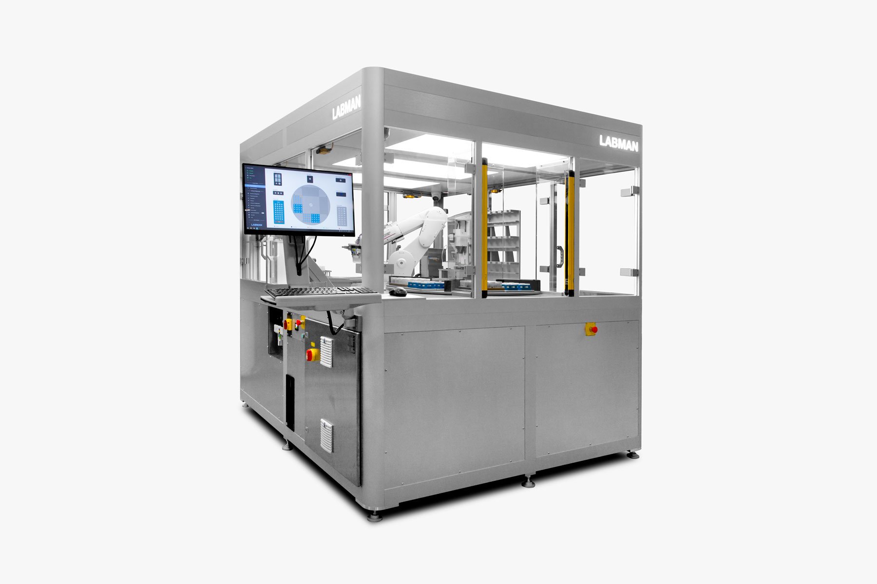 Labman custom system: Powder feeding and slurry handling system