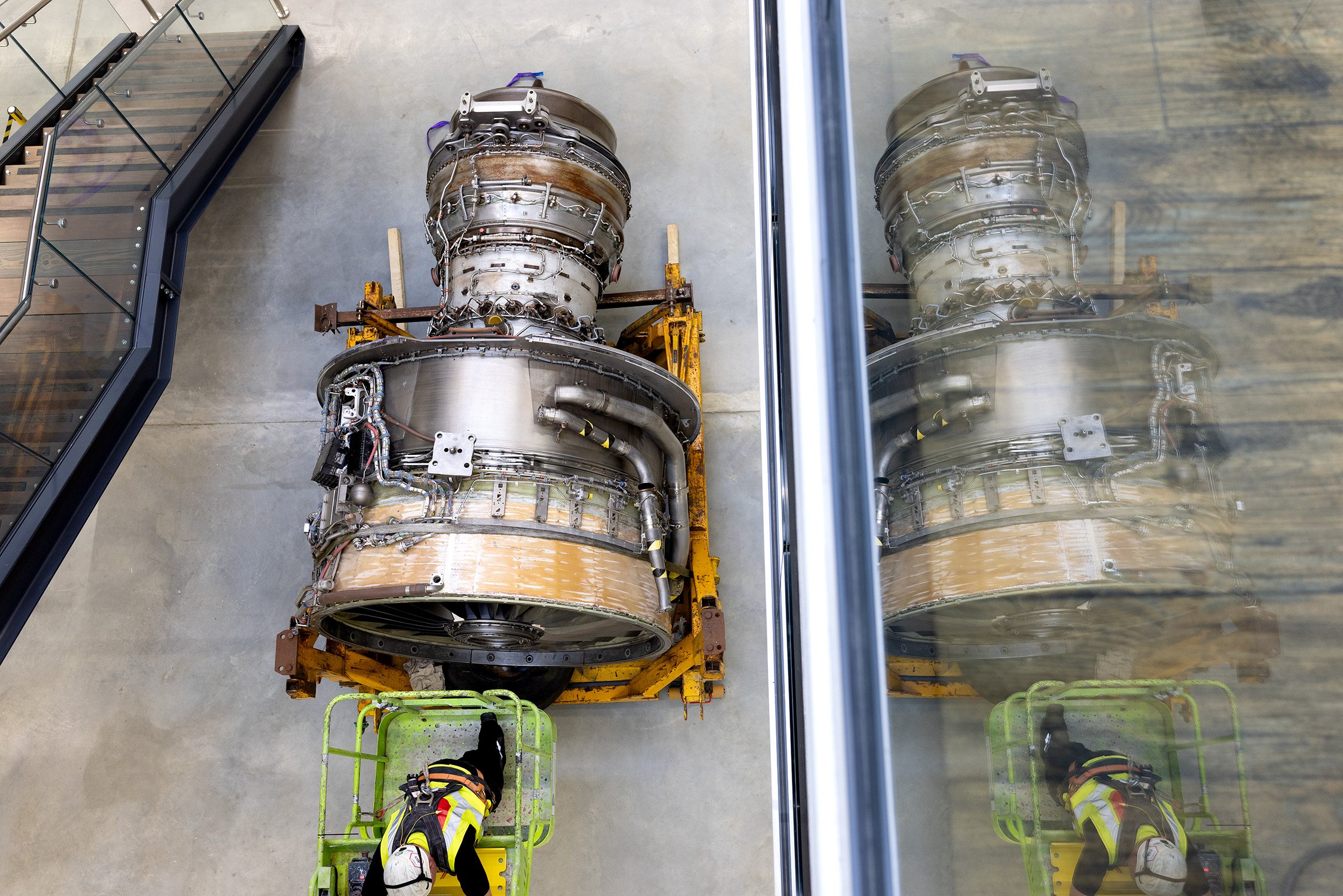 Jet Engine Hanging at Labman