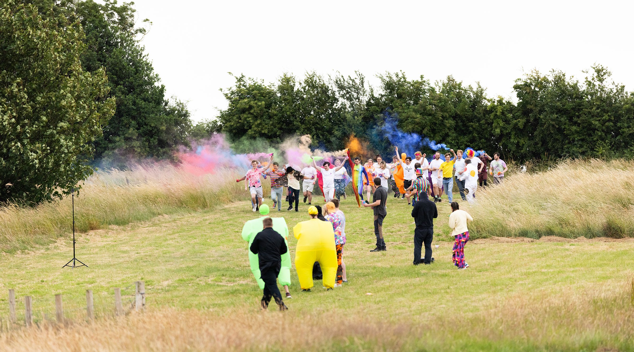 Labman's intern Ewan at our annual summer party during his engineering placement