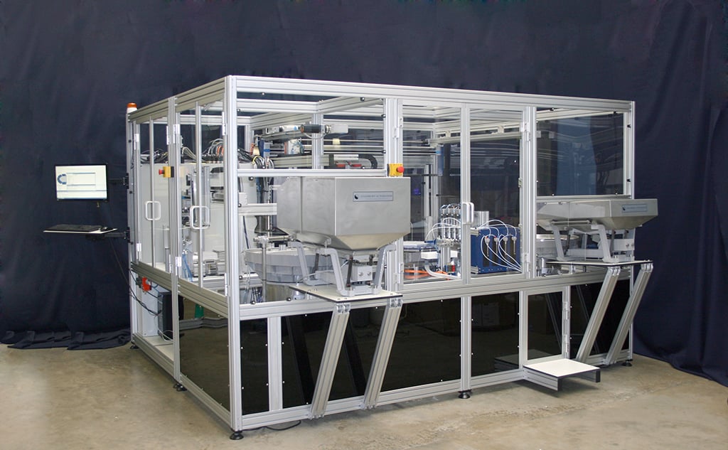 Labman custom system: Vial filling, capping and packaging system
