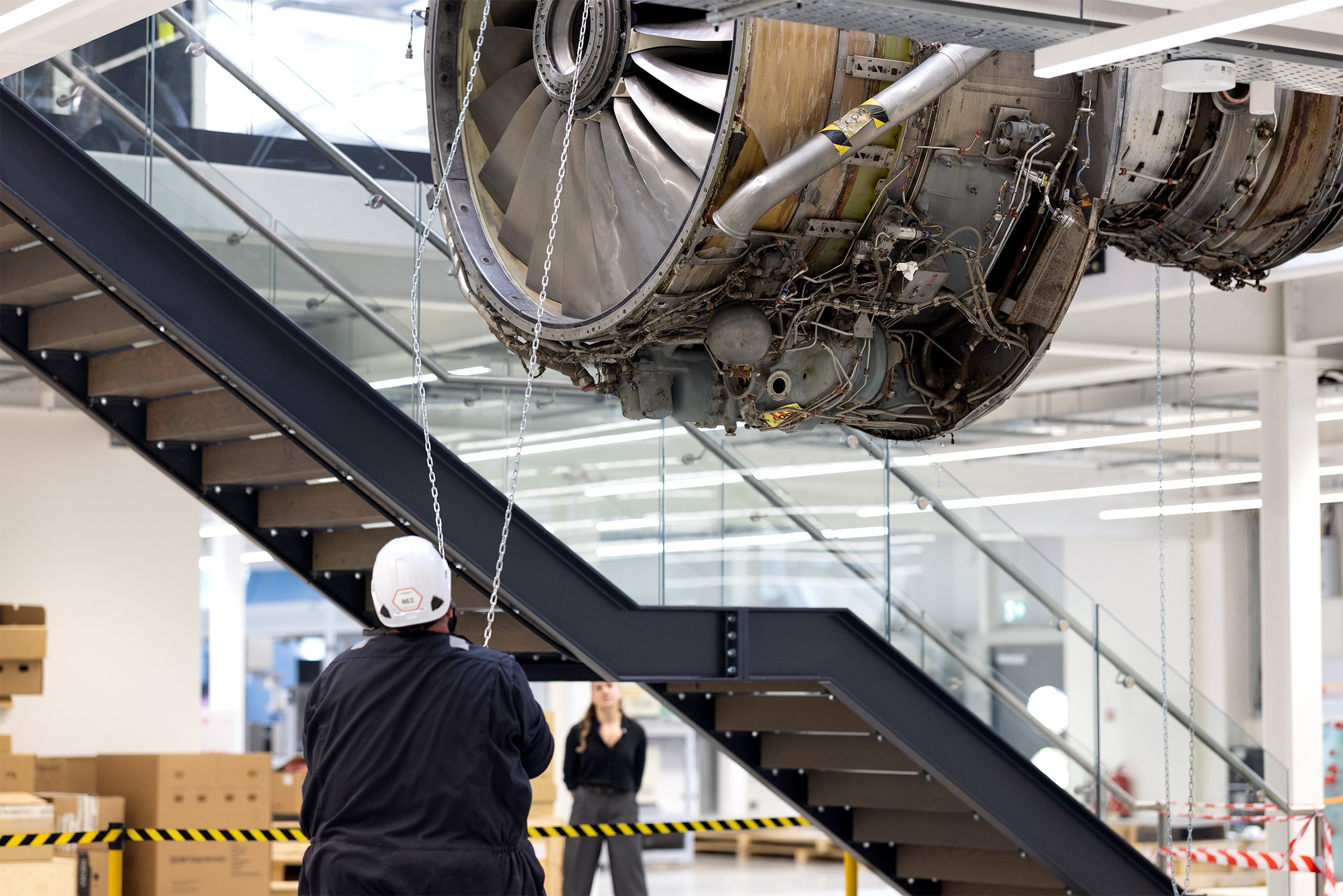 Jet Engine Hanging at Labman