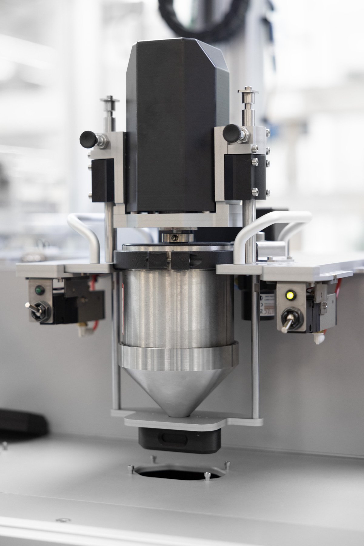 A powder dispensing module on Labman's Formulation System