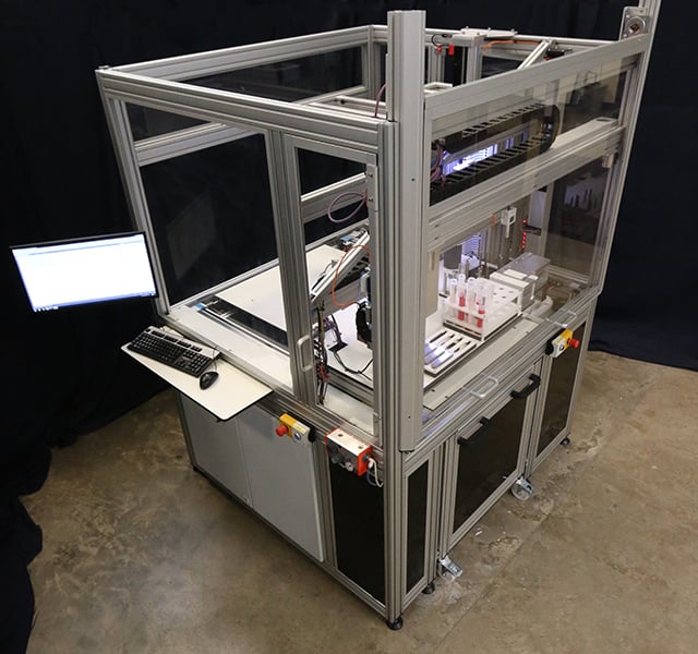 Labman custom system: Paint application and testing system