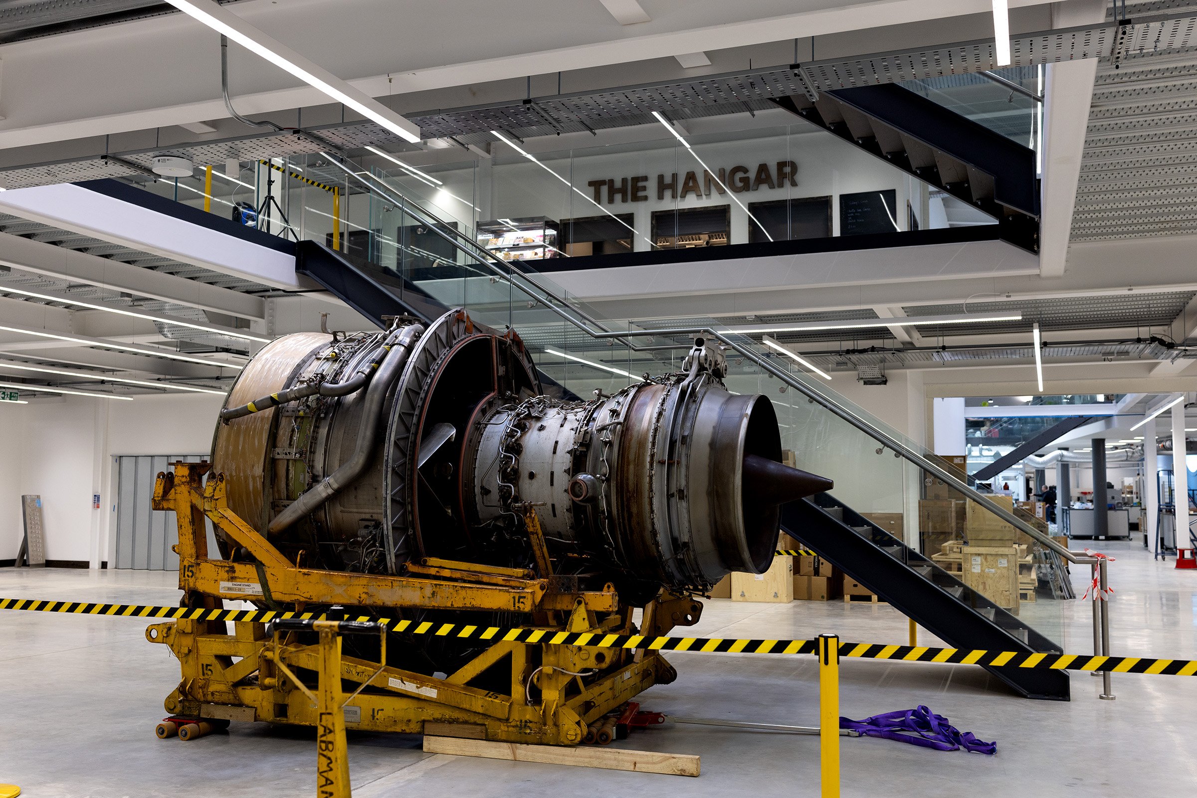 Jet Engine Hanging at Labman