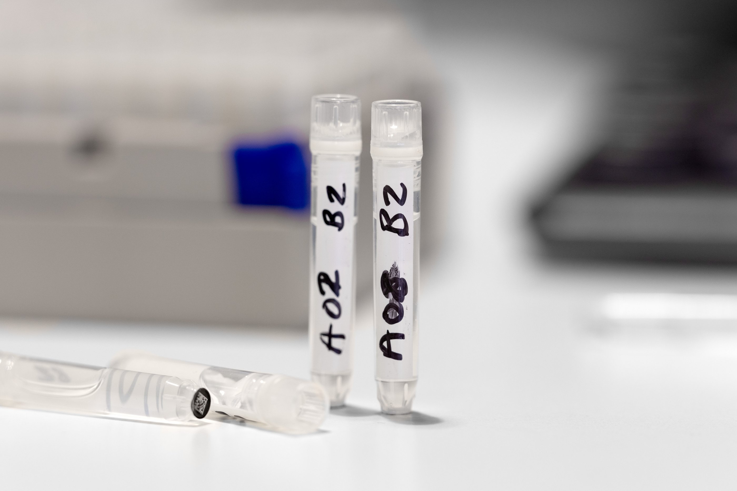 Vial labelling