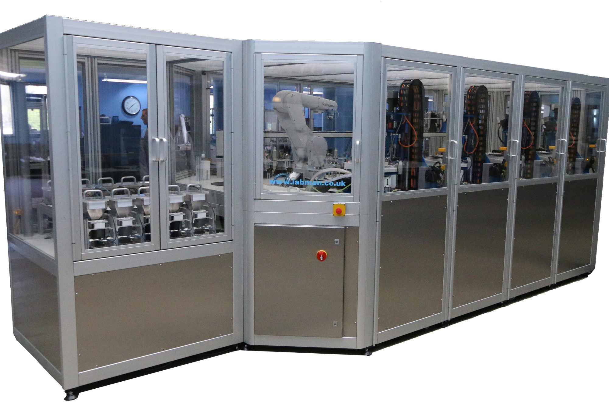 Advanced formulation system with robot arm