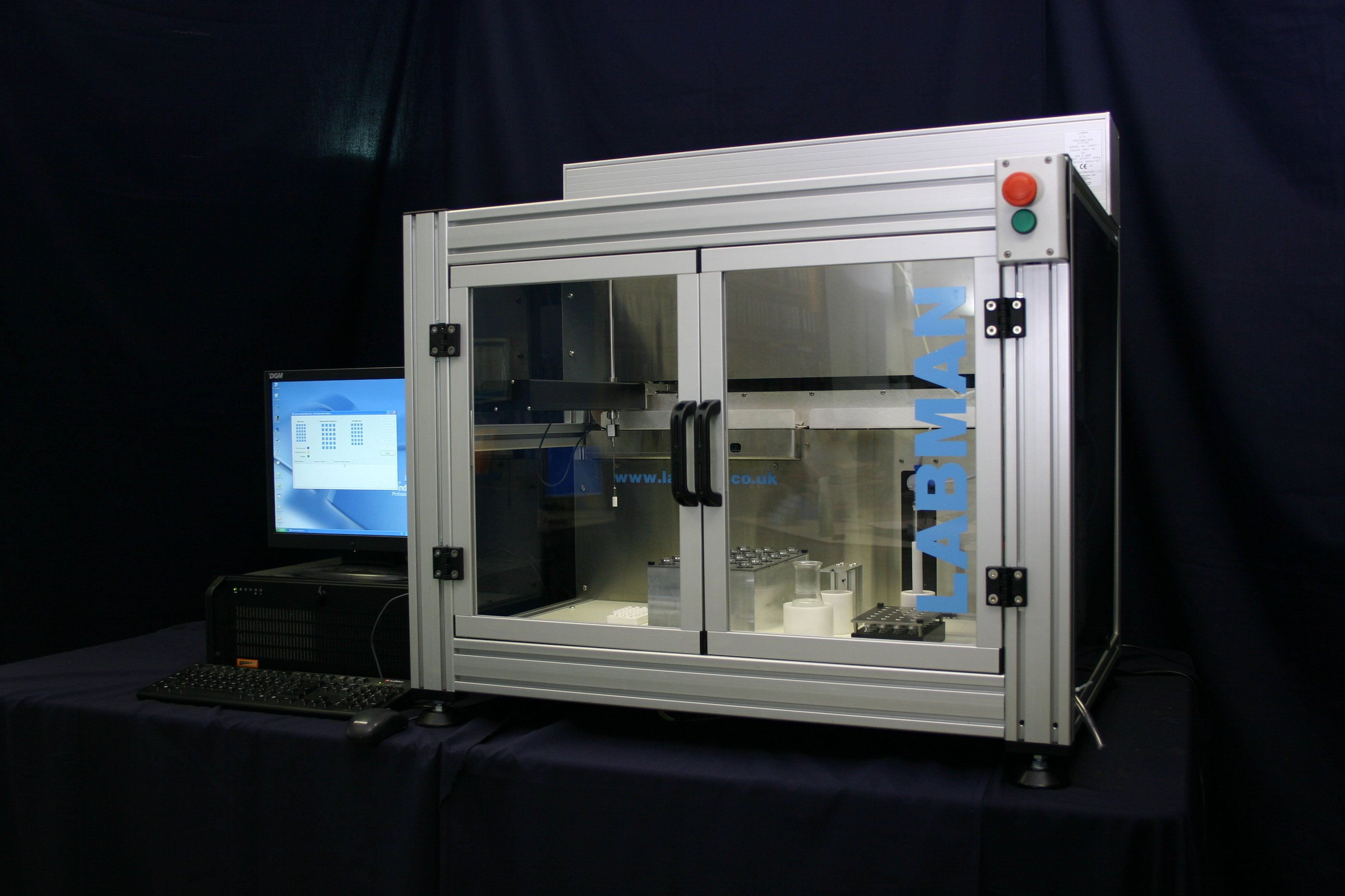 Labman custom system: Frit filtering and chilled block dispensing