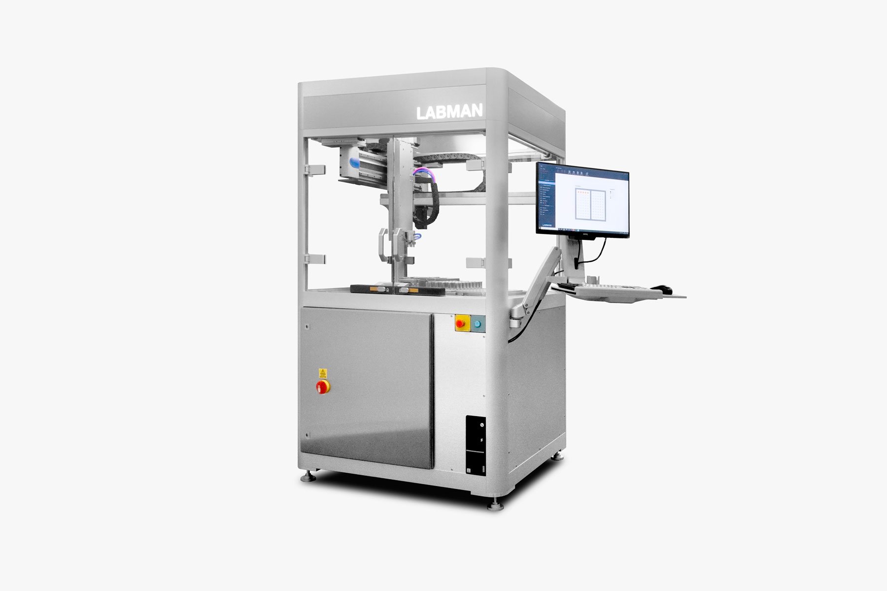 Labman custom system: Mdi shot weighing system