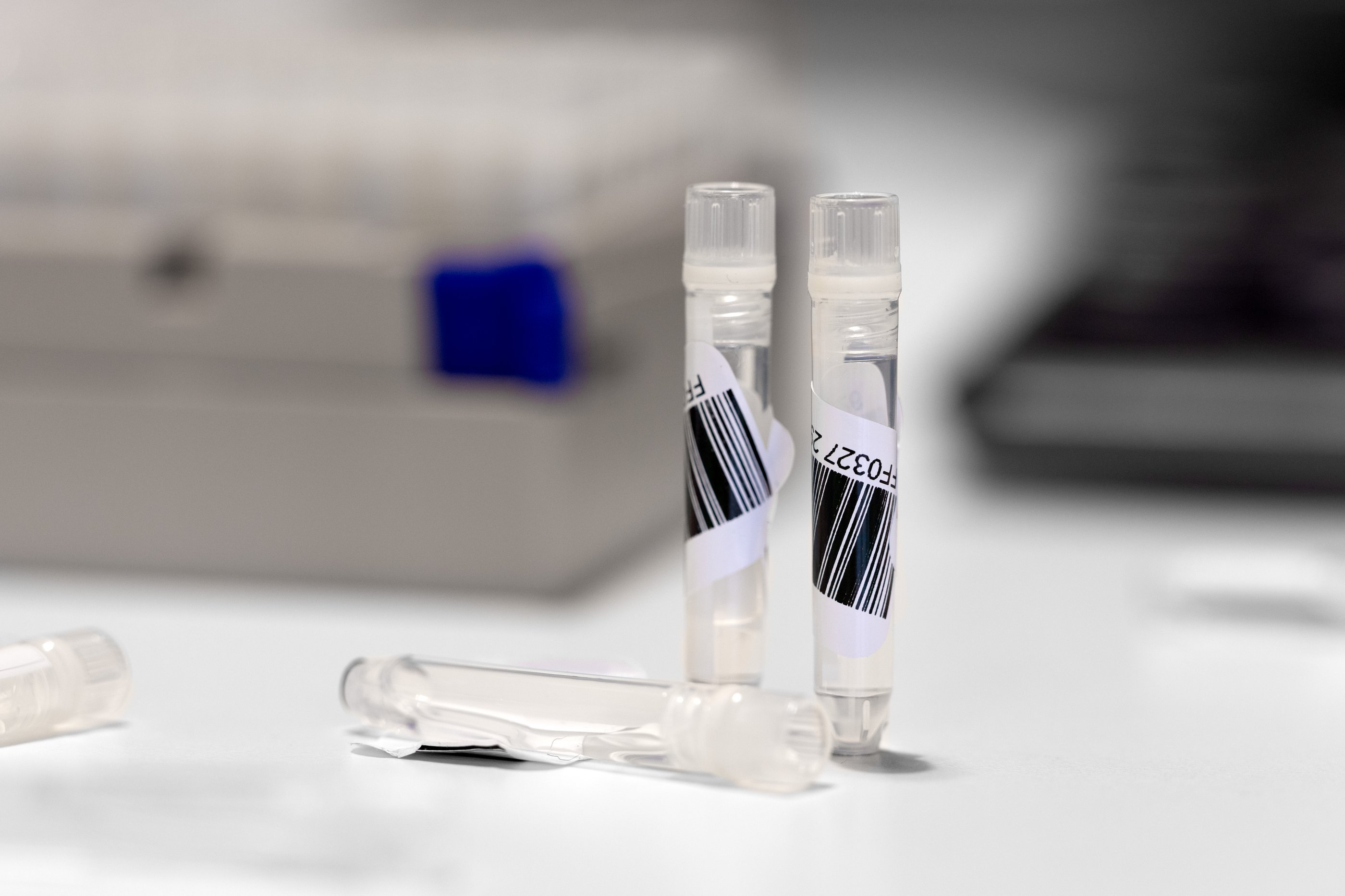 Vial labelling