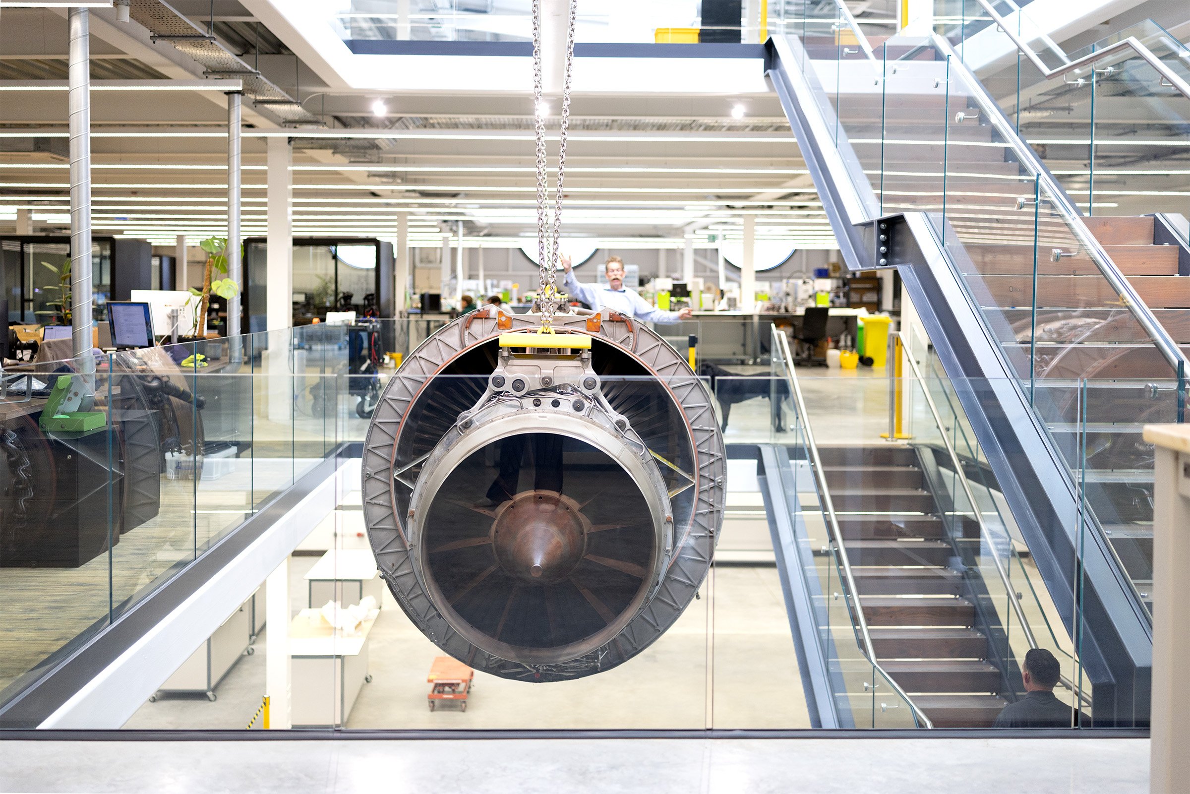 Jet Engine Hanging at Labman