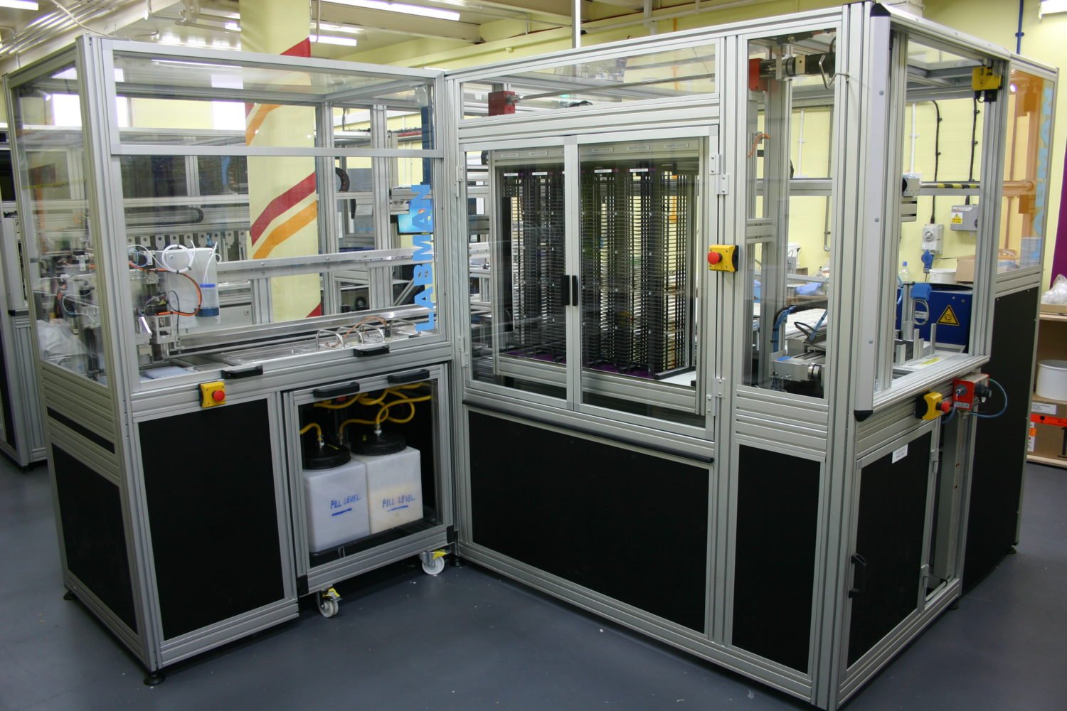 Labman custom system: Automated coatings formulation and testing system