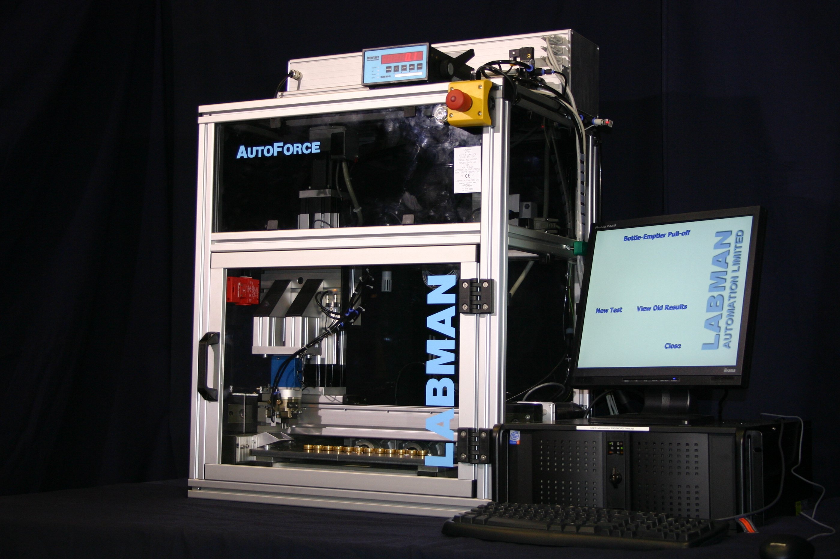 Labman custom system: Auto-force / load tester