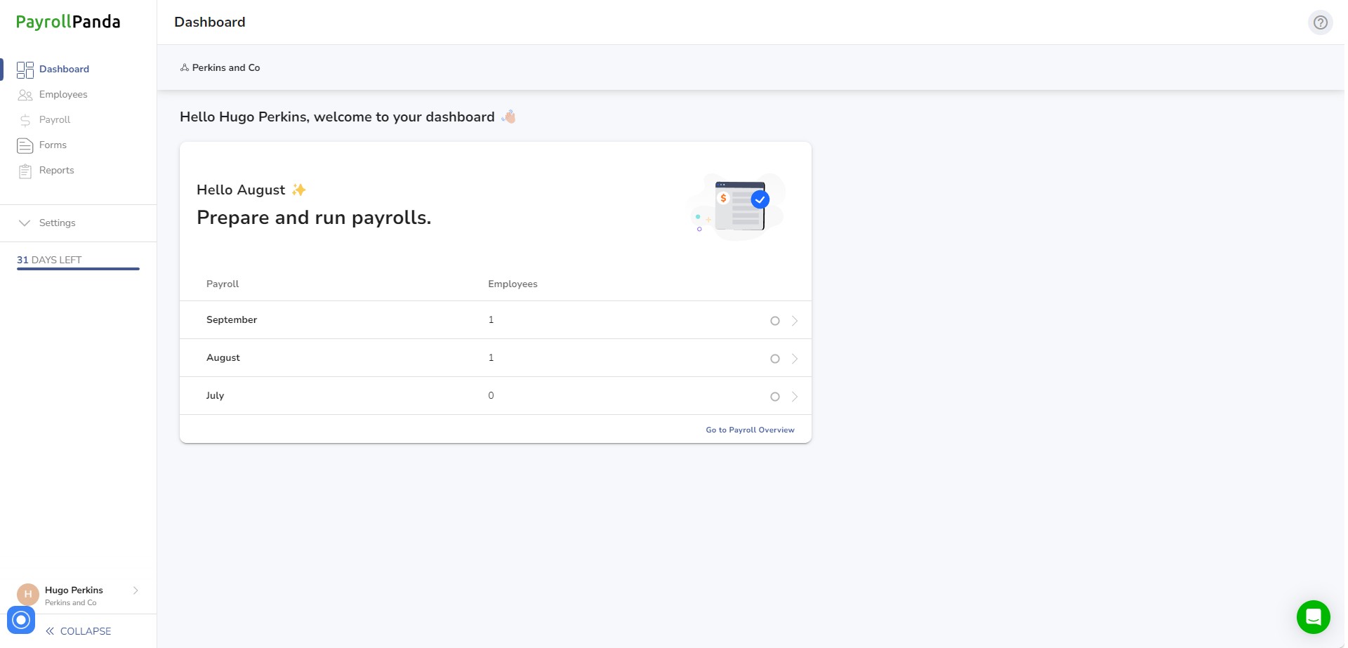 How to add a payroll item? - PayrollPanda - Guideflow