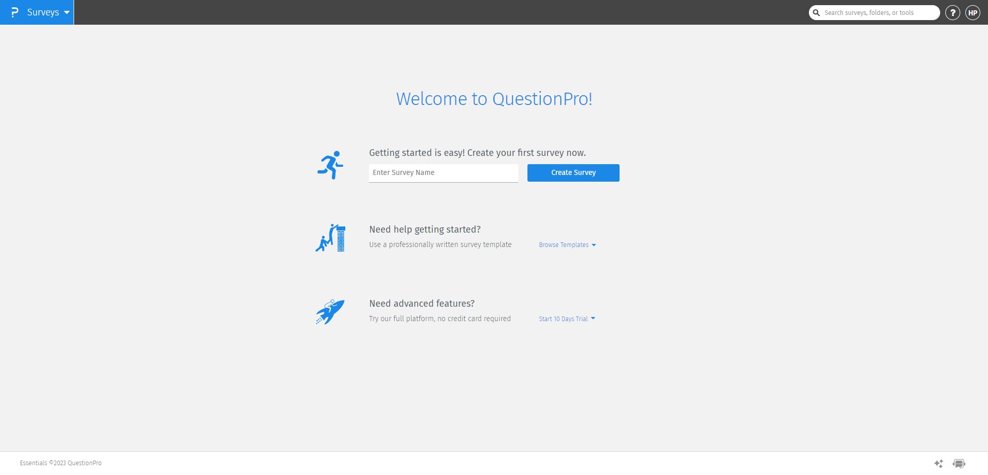 How to create a survey? - QuestionPro - Guideflow