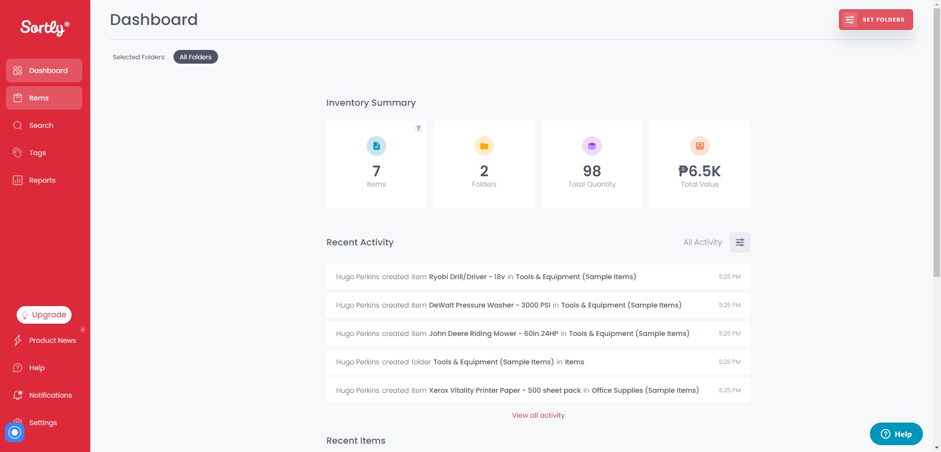 How to add an item? - Sortly - Guideflow