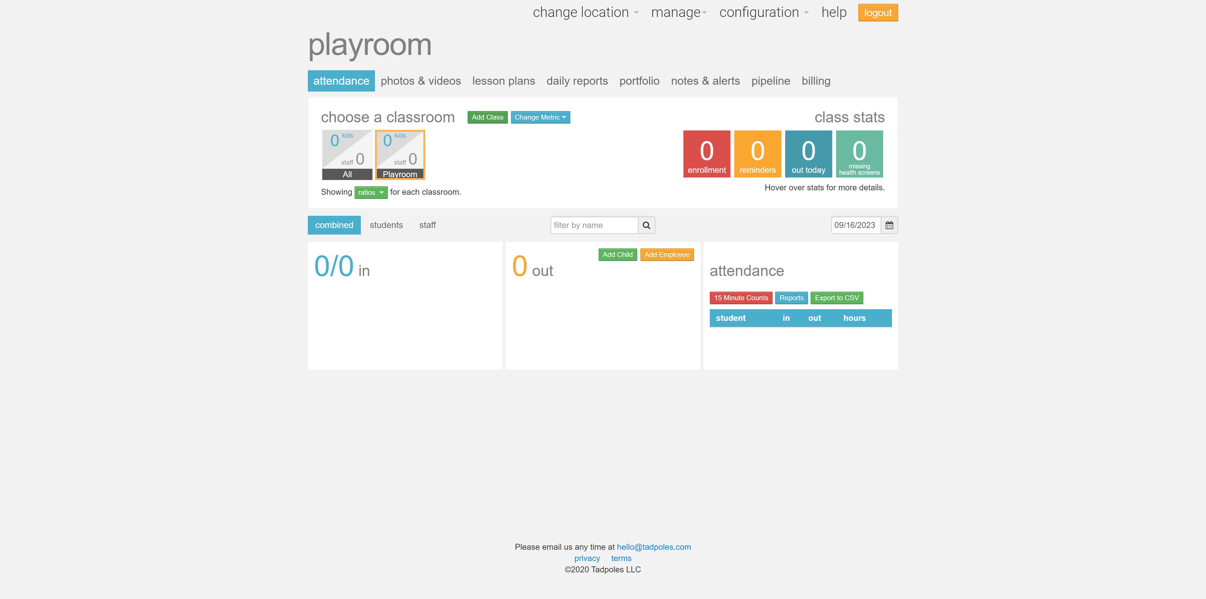 How to add a new class? - Tadpoles - Guideflow