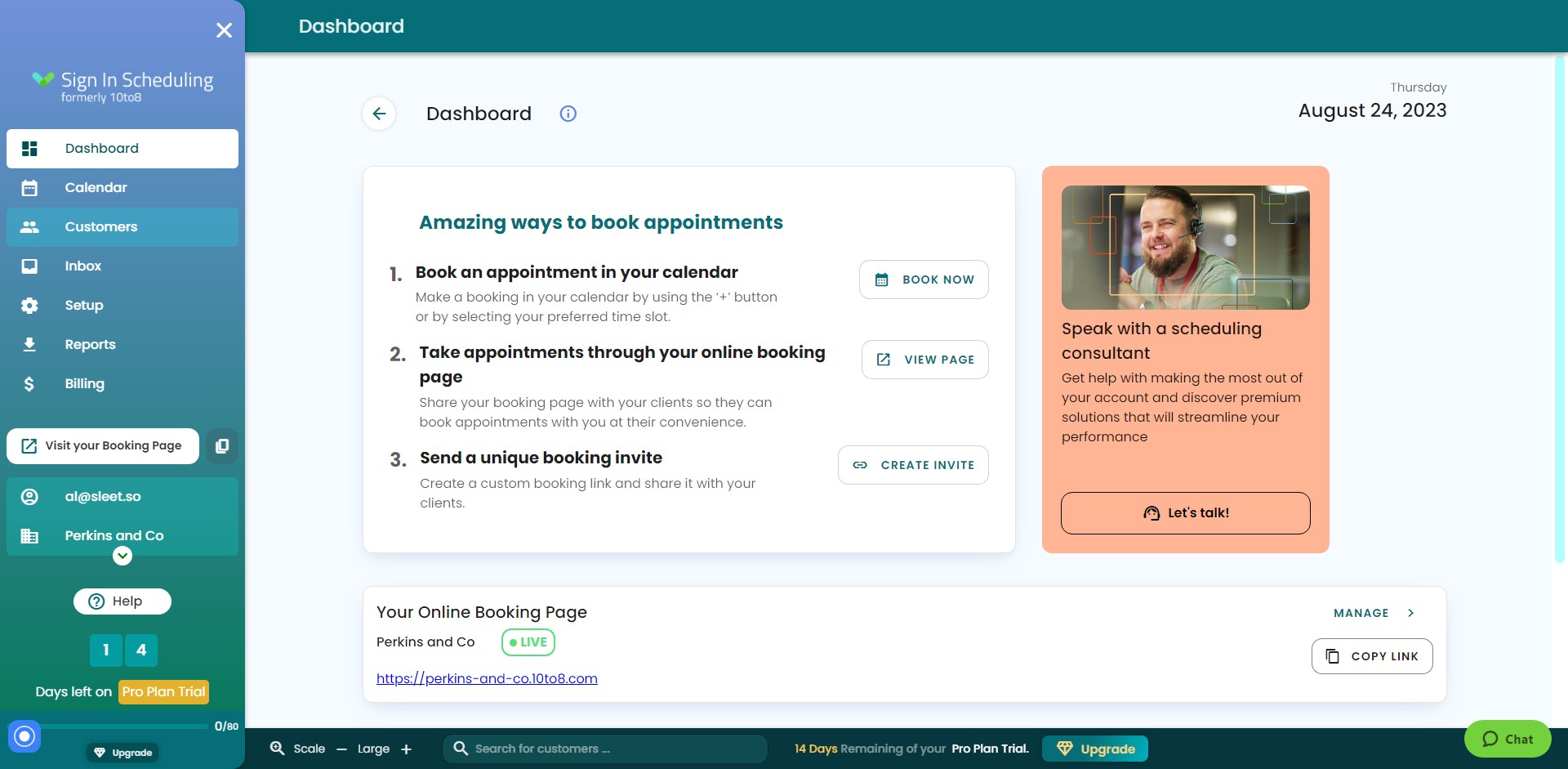 How to add a customer? - Sign in Scheduling - Guideflow