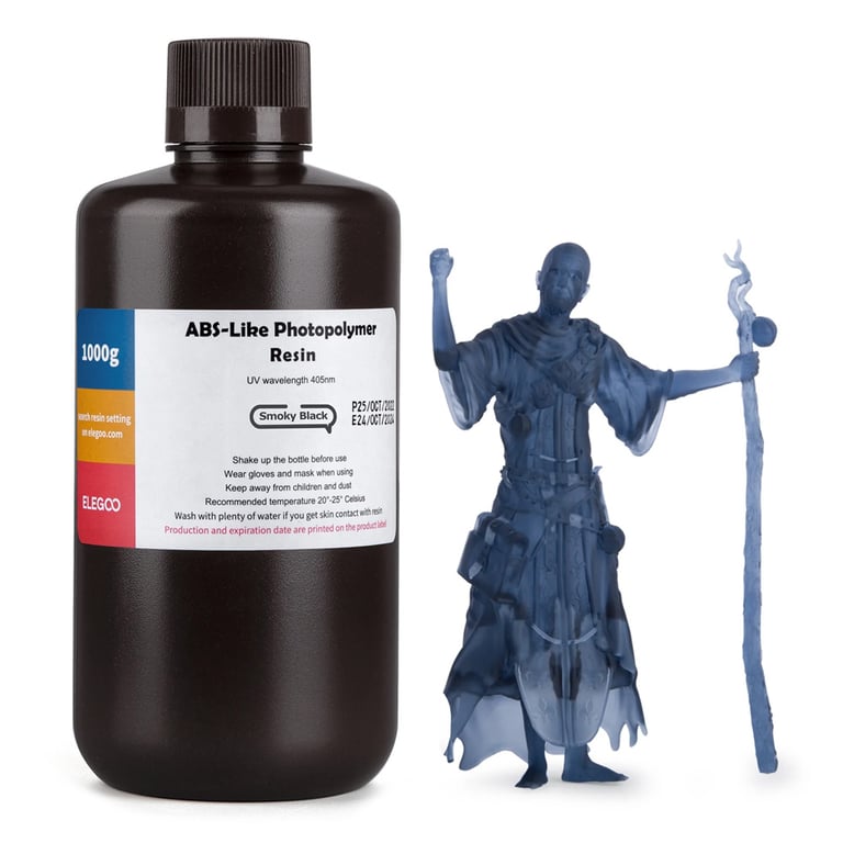 Elegoo ABS-Like dimno crna smola za 3D štampač 1kg