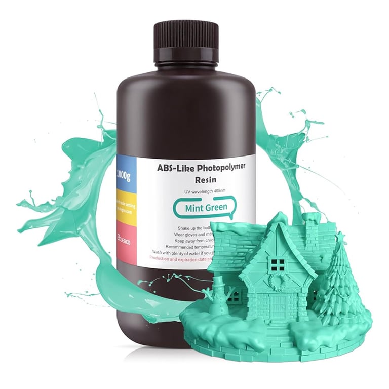Elegoo ABS-Like mint zelena smola za 3D štampač 1kg