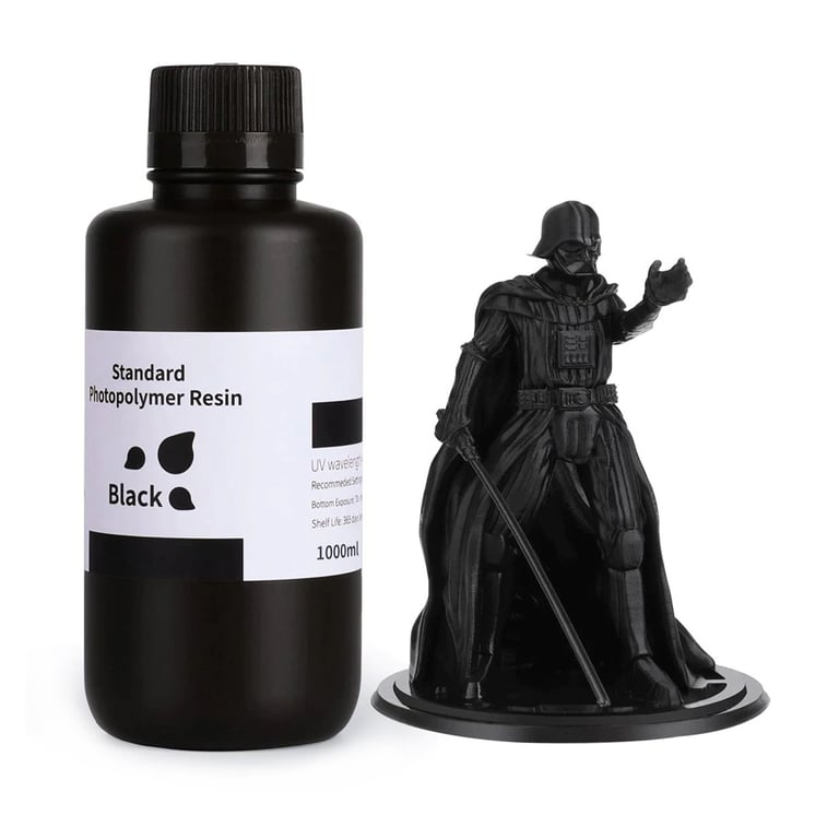 Elegoo Standard crna smola za 3D štampač 1kg