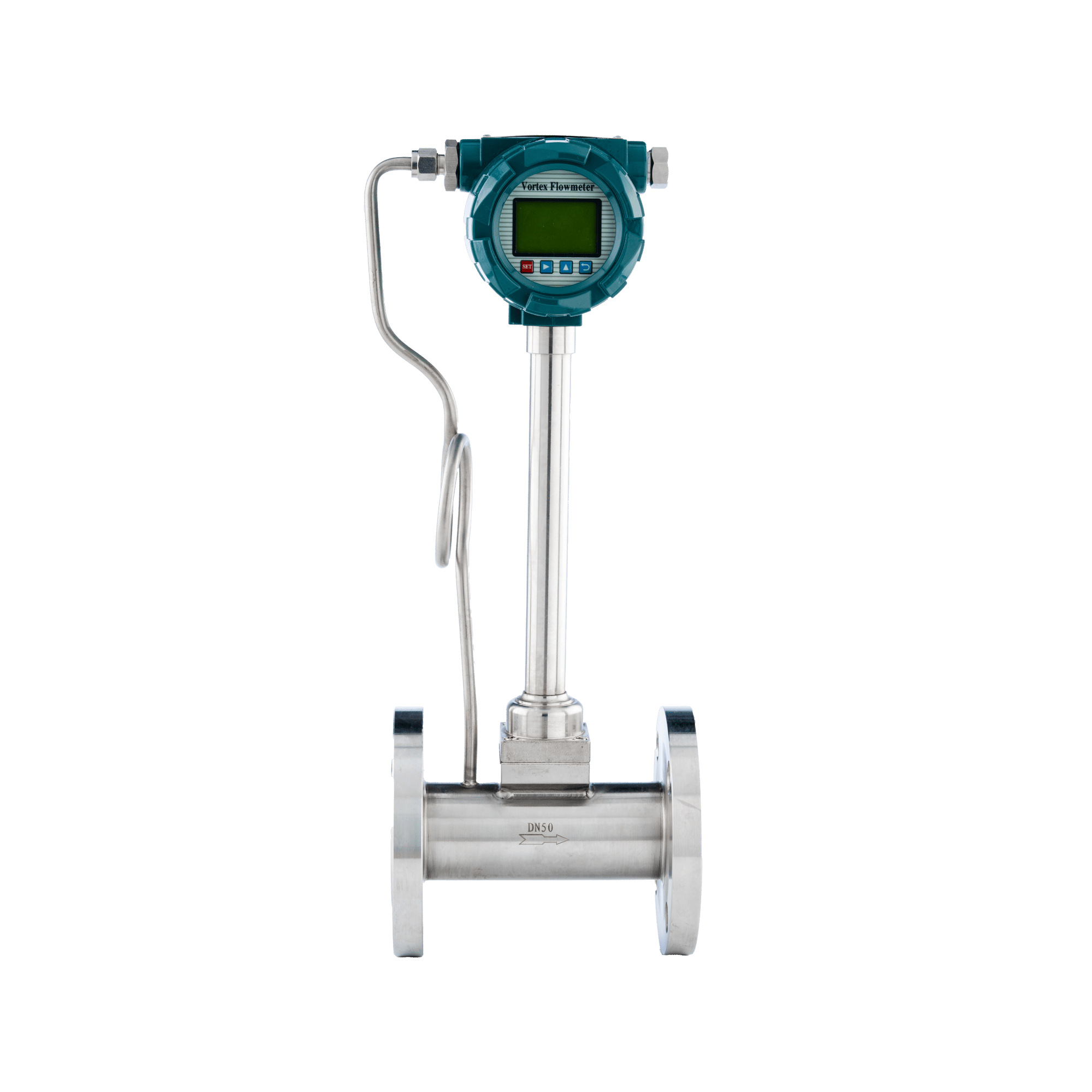 Medidor de flujo tipo Vortex modelo industrial