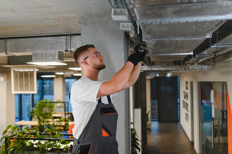 A vetted OneTap pro on a restaurant job