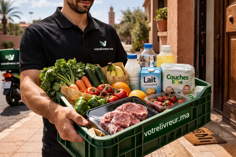 Livraison de courses à Marrakech